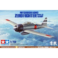 Tamiya 60784 1/72 Aircraft Model Kit Mitsubishi A6M3 Zero Fighter Type 32(Hamp)