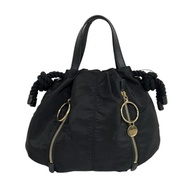 SEE BY CHLOE Tote Bag Purse leather black Direct from Japan Secondhand