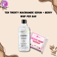 BUNDLE | TEN TWENTY NIACINAMIDE SERUM & EVIDENC3 BERRY WHIP SOAP