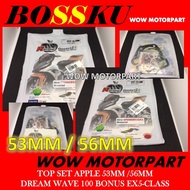 # EX5 DREAM TOP SET TOPSET GASKET APPLE NP EX5 DREAM WAVE 100 CLASS1 BONUS HEADBLOCK 53MM 56MM STD 5