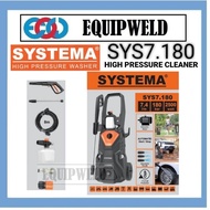 SYSTEMA SYS7.180 HIGH PRESSURE CLEANER 180BAR 7.4L/M 2500W (HEAVY DUTY) SYS7-180 SYS7180 WASHER