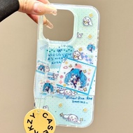 Polka Dot Hatsune Miku Suitable for Samsung s24ultra Phone Case s23fe Japan Korea s25+s20fe Fresh a1