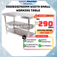 80/100CM/96CM(4FT) Stainless Steel Kitchen Worktable / Meja / Working Table / Workbench/meja stainle