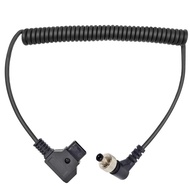 D-Tap to Locking DC 5.5 2.1mm Monitor Power Cable, Right Angle Cable Suitable for Atomos Ninja v Sho