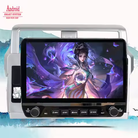 Android 14 8G+128G Car Multimedia HU For Toyota Land Cruiser Prado 150 2013 2014 2015 2016 2017 Car 