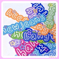 Big Glitter Sticker | Decorative Stickers | HP STICKERS | KPop Stickers | Member Name Stickers