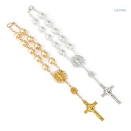 Catholic  Saint Benedict Travel for Protections Bead Bracelet for Women