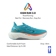 910 Nineten Kishi Run 2.0 Bluebird/Blue Radiance/Nectarine Recovery Run Running Shoes, Daily Running