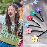 夏季爆款推荐奔跑吧angelababy杨颖同款发夹网红可爱小花夹子头饰少女边夹发卡Run, Angelababy Yang YingYD20250707