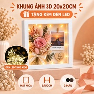 Square Desktop Wall Photo Frame 15x15 20x20 25x25, Decorative Frame 4 Colors