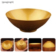 gongjing4 Blessing Bowl Golden Spiritual Decorative Fu Bowl Ornament Wealth Attracting Bowl Desktop 