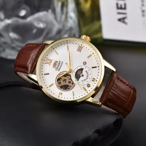 118A StoreSun, Moon, and Stars Series Sport Casual Mechanical Unisex Orient Watch Full Functionality