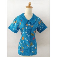 WOMEN'S BATIK WORK BLOUSE PREMIUM TOP 511CB228 (4B3E)