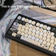 PBT Keycap MOA Eve's Dream Keycap Round Cute Cream Dye Sublimation Customization Mechanical Keyboard