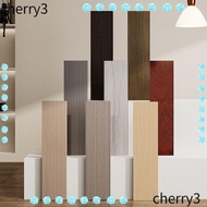 CHERRY3 Skirting Line, Wood Grain Living Room Floor Tile Sticker, Home Decor Waterproof Windowsill Self Adhesive Corner Wallpaper