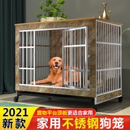 Hamster Cage Dog Dog Toilet Retriever Dog With Steel Labrador Pet Small Large Medium Household Stainless Golden Indoor Wooden