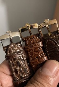 勞力士 Rolex 原裝鋼扣  原裝包金扣 男裝$1000、$1500、$1300(16mm16mm14mm)3條/$3000皮帶代用