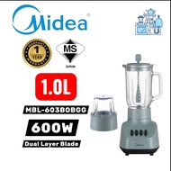 Midea Pengisar Glass Jar Blender (600W) MBL603B0BGG (1.0L)