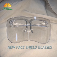 IN stock Face shield with sunglasses Protective half face shield FaceShield Korea eyewear Face Shield cycling