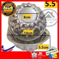 5" Aluminium Pudding Cake Jelly Mold Fluted Jelly Mould Coronel Jelly Mould Pudding Mould acuan kek 
