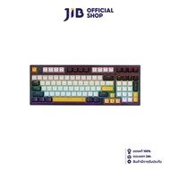 KEYBOARD (คีย์บอร์ด) NUBWO X802 THANATOS (BLACK-WHITE) (RED SWITCH - MINI RGB - EN/TH)