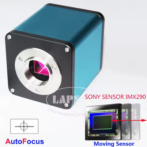 Lapsun Autofocus Auto Focus Focal 1080P 60FPS SONY IMX290 HDMI Video Industry Microscope Camera Supp