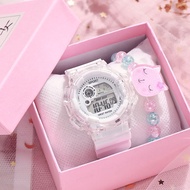 【Ready stock】Children Cartoon Watch Female Student Party Junior High School Student Unicorn Girl ins