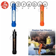 REBUY Mini Water Purifier, Direct Drinking Mini Water Filter Straw, Outdoor Tools TUP Carbon Fiber Water Bag Outdoor Water Purifier Outdoor