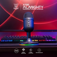 NUBWO X700 ALMIGHTY ไมโครโฟน มีปุ่มตัดเสียงรบกวน ไฟ RGB [รับประกัน 2 ปี]