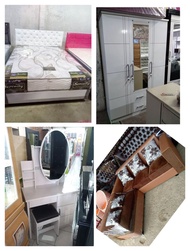 lemari 3pintu / kasur spring bed / meja rias / sofa ,kamar set paket nikahan paket besanan