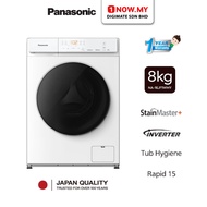 PANASONIC 8kg Inverter Front Load Washer NA-16JF1WMY | Hygiene Care 4 Star Efficient Mesin Basuh 洗衣机