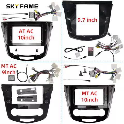 SKYFAME 9/9.7 Inch Car Frame Fascia Adapter Canbus Android Radio Dash Fitting Panel Kit For Nissan X
