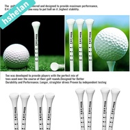 HSHELANXB 100pcs White Striped Golf Tee, Wooden 69/83mm Golf Wood Tees, Professional Digital Scale G