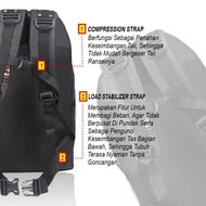 [ TCT ] GOLDVERS Men's BackPack Jumbo BackPack Carrier 50L Mountain Bag Jumbo BackPack IMPORT