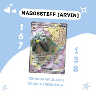 Mabosstiff [Arvin] SR SV10S 167/138 Pokemon TCG Indonesia