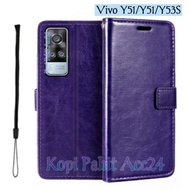 Case Untuk Hp Vivo Y51 Y51a Y53S Nfc V2030 V2031 V2058 Flip Cover Wallet Sarung Hp Casing Dompet Fli