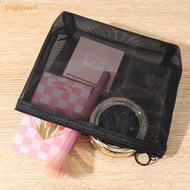 BDGF Black Makeup Bags Small Large Mesh Transparent Cosmetic Bag Organizer For Cosmetics Storage Pencil Cases Neceser Pouch SG