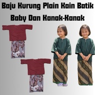 Baju Kurung Plain &amp; Kain Batik Viral Raya 2024