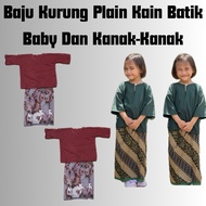 Baju Kurung Plain & Kain Batik Viral Raya 2024