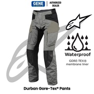 Alpinestars Durban Gore-Tex Grey Black Sand Waterproof Motorcycle Riding Pants 100% Original From Au