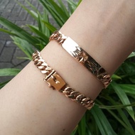 Gelang Rantai Plat Swasa ( Kuning Selamanya )