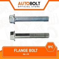 1 PC Bolt FlangeBolt M 6 x 35-M6- M6x35-6x35 K8-Key 8 Bolt Cap