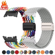 Magnetic Buckle Elastic Braided Nylon Strap for Samsung Galaxy Watch 8 40/44mm, Watch 8 Classic 47mm