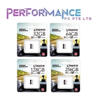Kingston High-Endurance MicroSD 32GB/ 64GB/ 128GB/ 256GB (LIFETIME WARRANTY BY CONVERGENT)