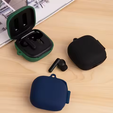 Case For QCY T13 Wireless Earphone Covers For QCY T13X Shockproof Soft Silione Protective Protect Ea