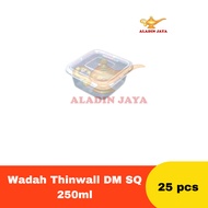 Dm SQ 250ml Thinwall Container contains 25