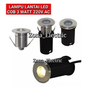 MINI COB LED FLOOR LIGHT 3 WATT 220V AC STEP LIGHT OUTDOOR UPLIGHT COB LED