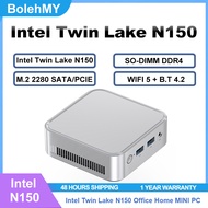 C0B Intel Twin Lake N150 SO-DIMM DDR4 M.2 2280 SATA/PCIE WIFI5 BT4.2 Home Office MINI PC