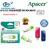 ORIGINAL Apacer Flash Drive 64GB/32GB USB 2.0 Pendrive
