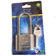 40mm long neck iron white padlock without ver